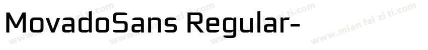 MovadoSans Regular字体转换